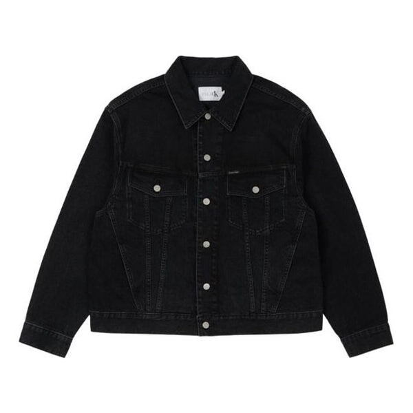 

Куртка x calvin klein relaxed trucker denim jacket 'black' Palace, черный