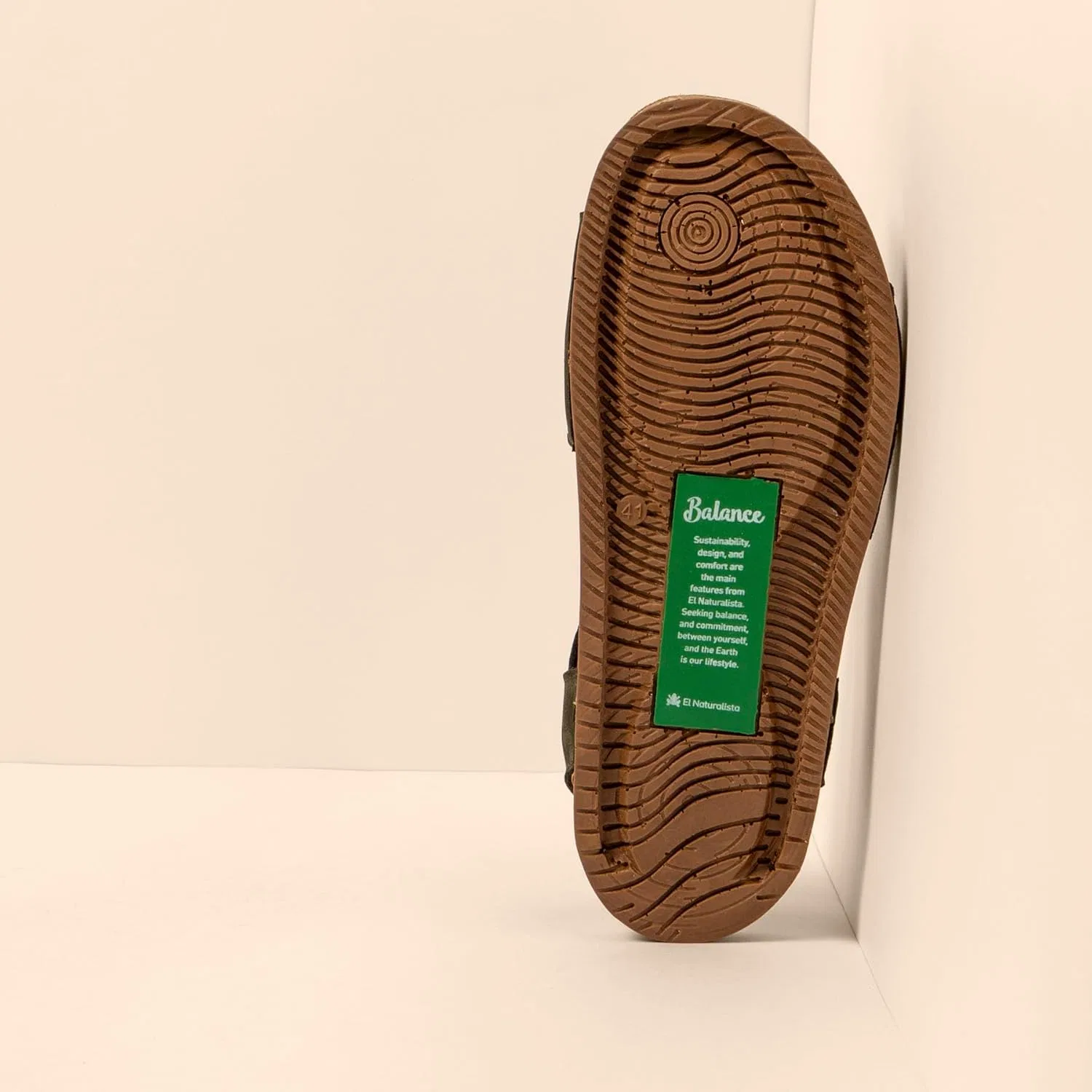 Сандалии El Naturalista Unisex N5799 Balance Flat, Khaki — фото 3