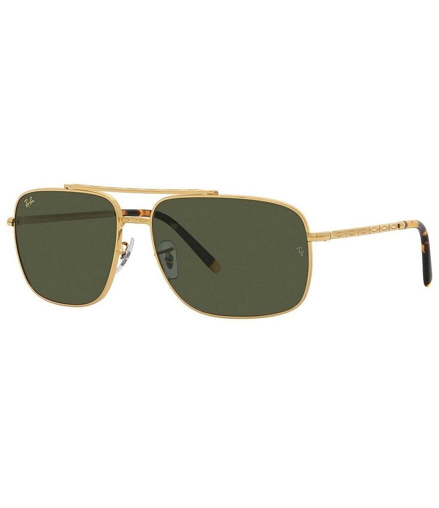 

Солнцезащитные очки-навигаторы Ray-Ban унисекс 0RB3796 62 мм, золотой