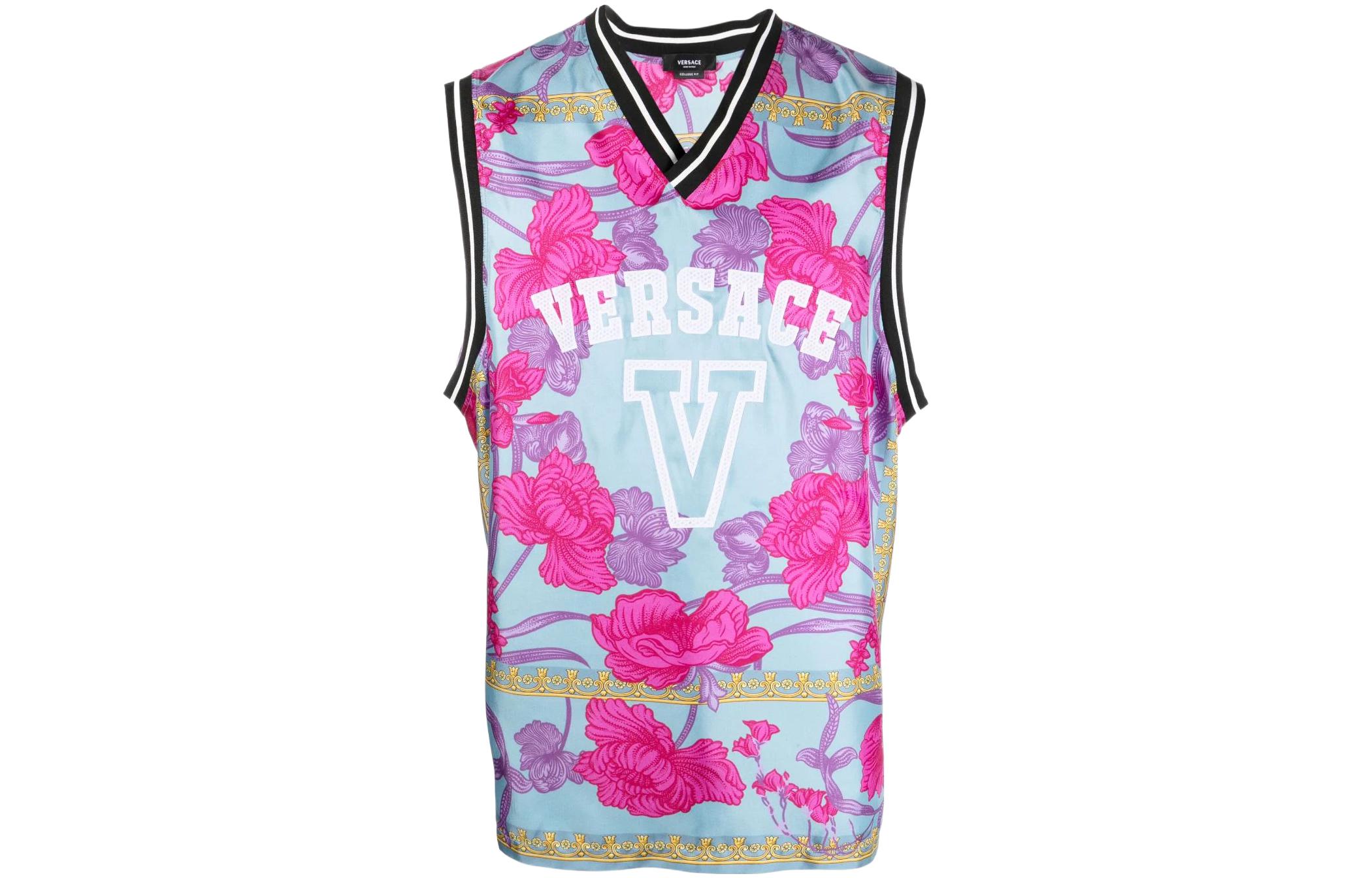 

78 Джерси Топ-майка VERSACE, Светло-голубой