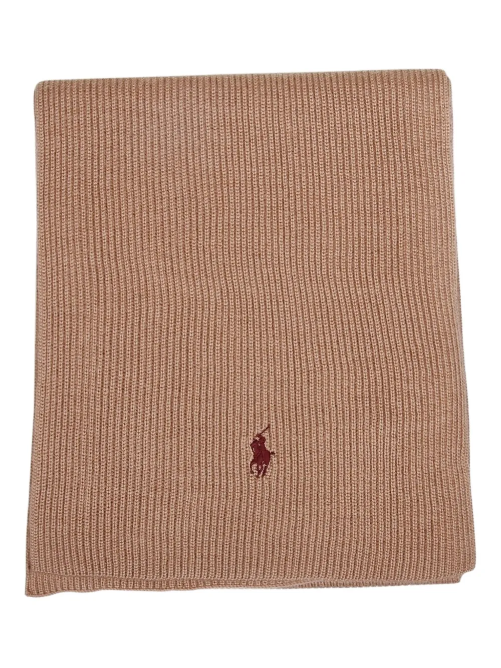 

Шарф в рубчик Ralph Lauren Collection, бежевый
