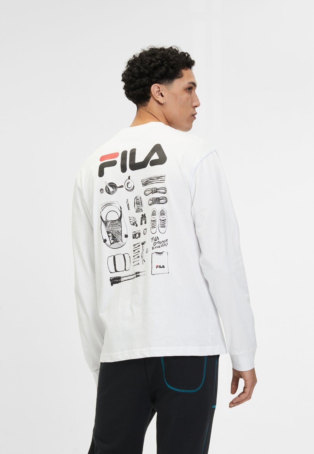 

Топ с длинными рукавами GITA LONG SLEEVES Fila, белый