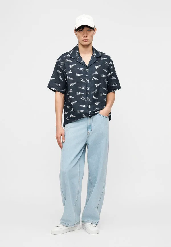 Рубашка рубашка Emporio Armani, Club Ea Blue/White — фото 2