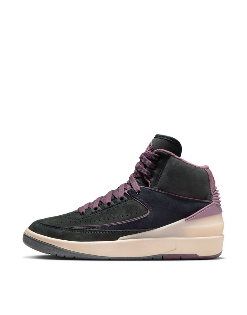 

Черно-лиловые кроссовки Nike Air Jordan 2 Retro, Черный, Черно-лиловые кроссовки Nike Air Jordan 2 Retro