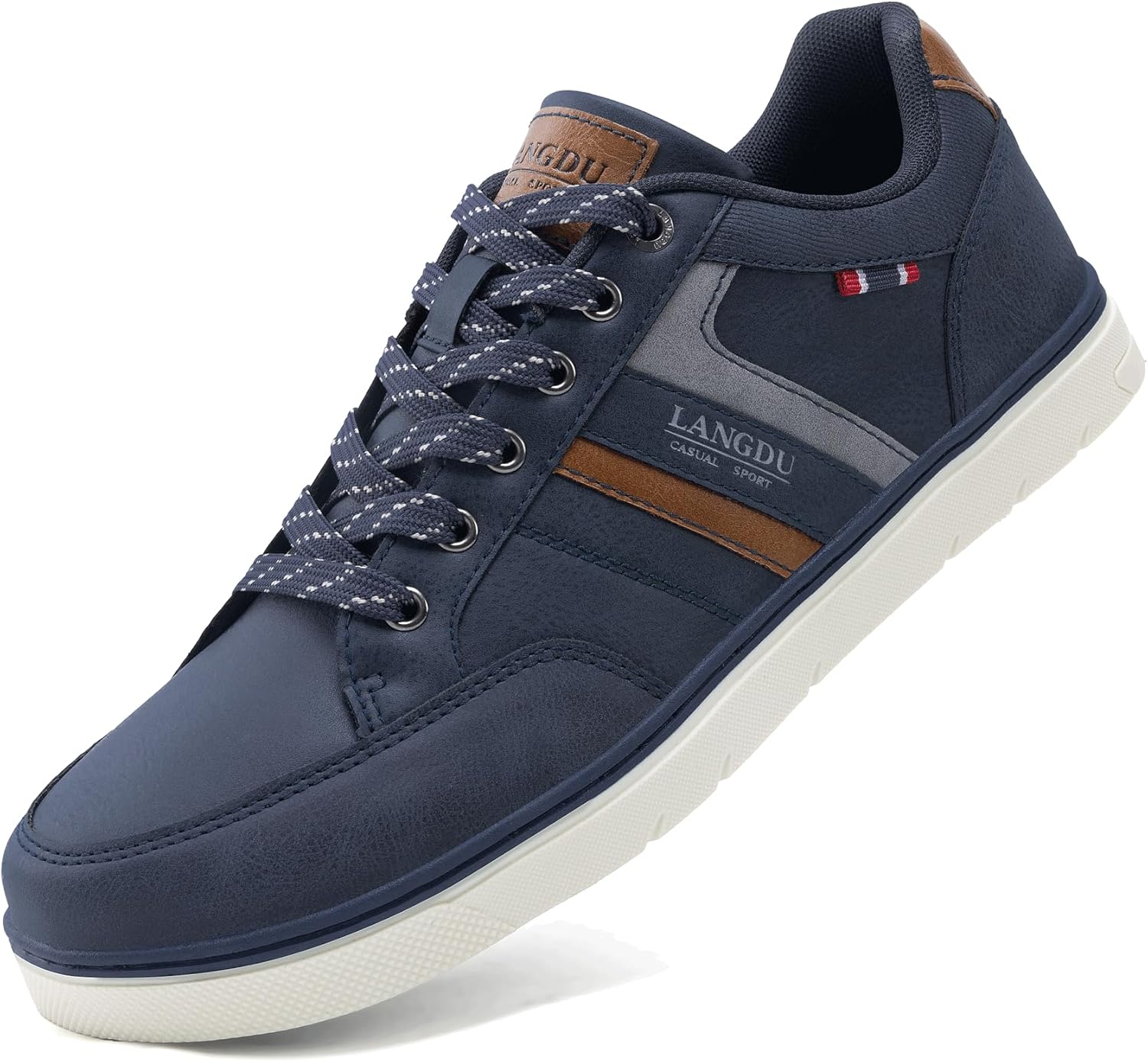 

Мужские повседневные кроссовки, модные, дышащие, удобные для ходьбы, размер 8-12 Langdu, синий