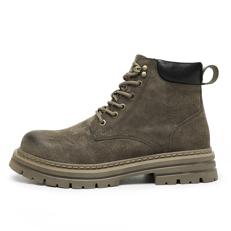 

X-ZONE Классические винтажные ботинки X ZONE в британском стиле, короткие желтые мартинсы мужские, цвет хаки, цвет Khaki