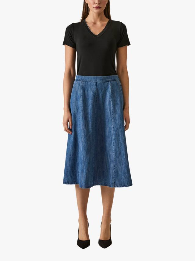 

Джинсовая юбка-колокол James Lakeland, Blue