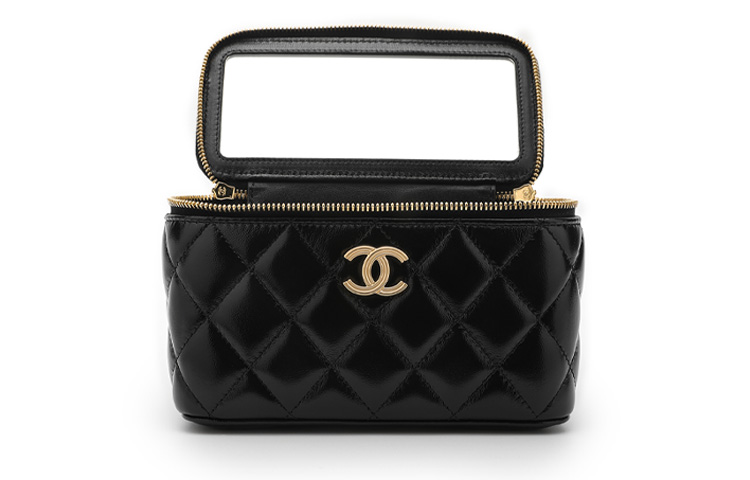 CHANEL Овчинная портативная клатч-сумка через плечо для женщин Black — фото 4