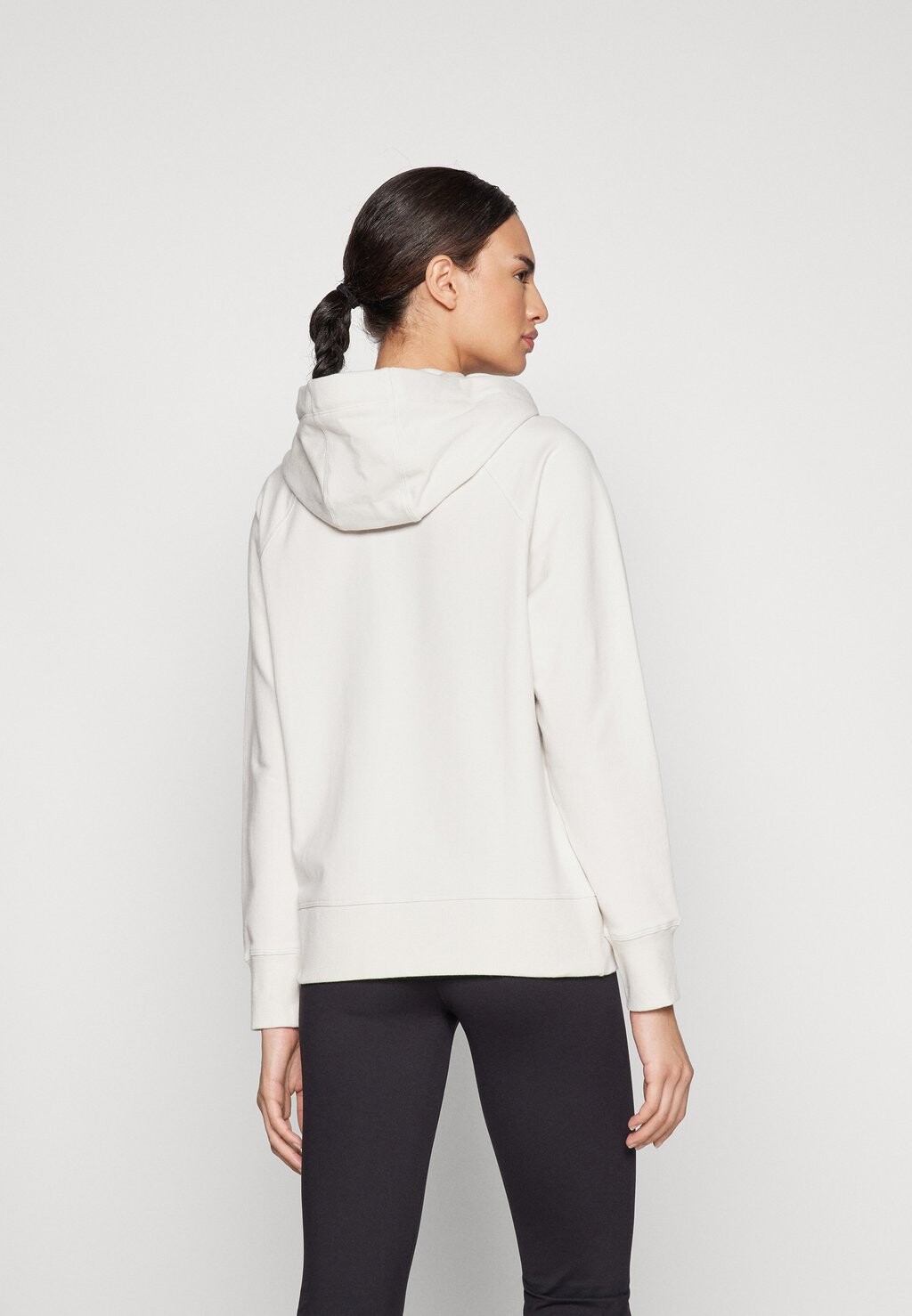 

Толстовка на молнии TWO TONE LOGO DRAWCORD ZIP HOODIE DKNY, бежевый
