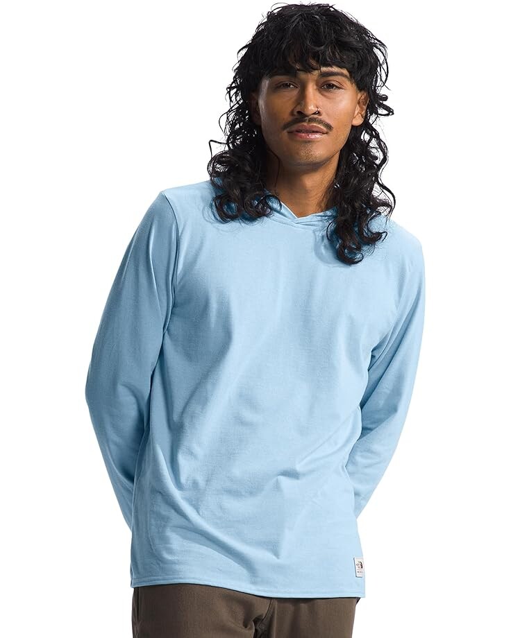 

Футболка The North Face Men's L/S Heritage Patch Hoodie, синий