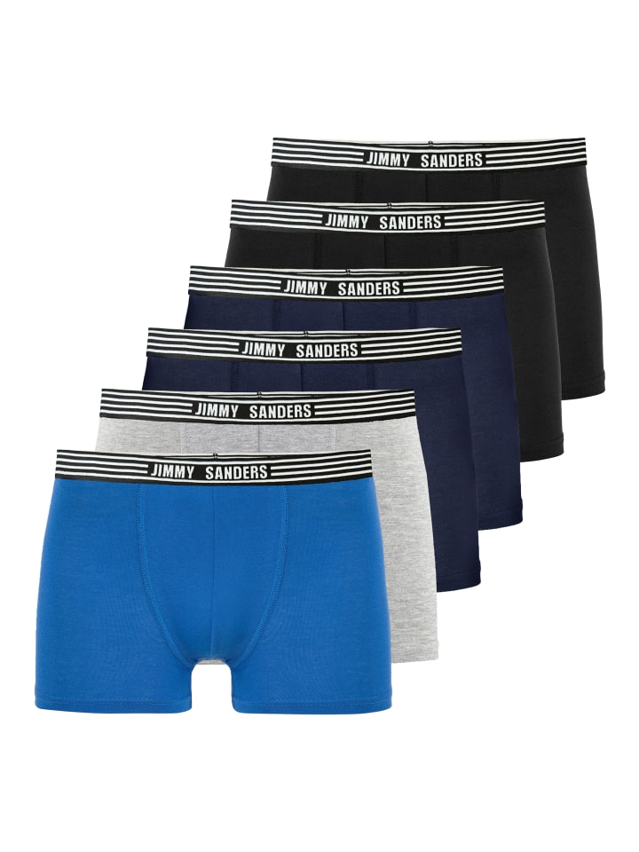 

Трусы боксеры JIMMY SANDERS, цвет schwarz-navy-grau-sax