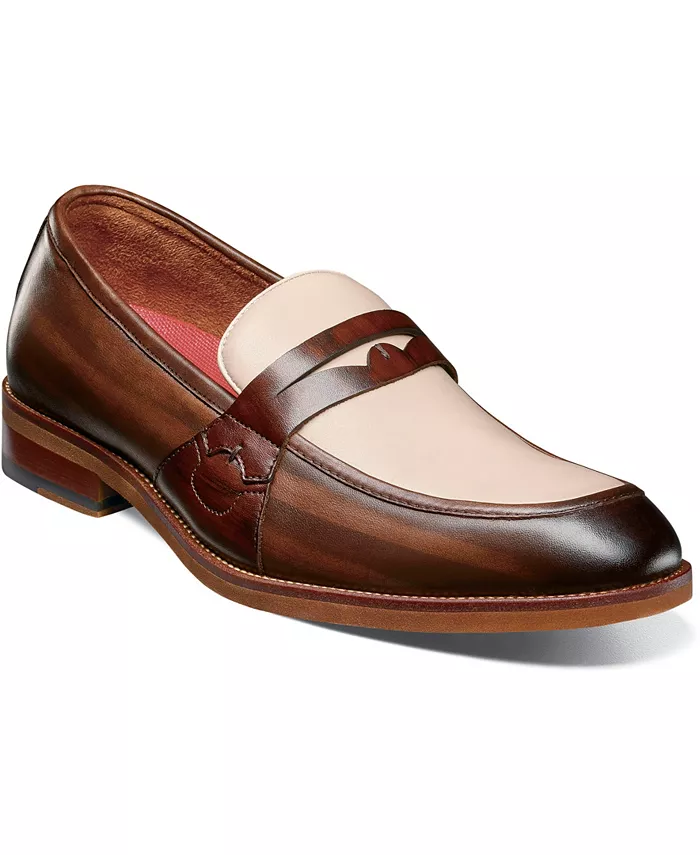 

Мужские лоферы Prichard Moc Toe Penny Slip On Stacy Adams, коричневый