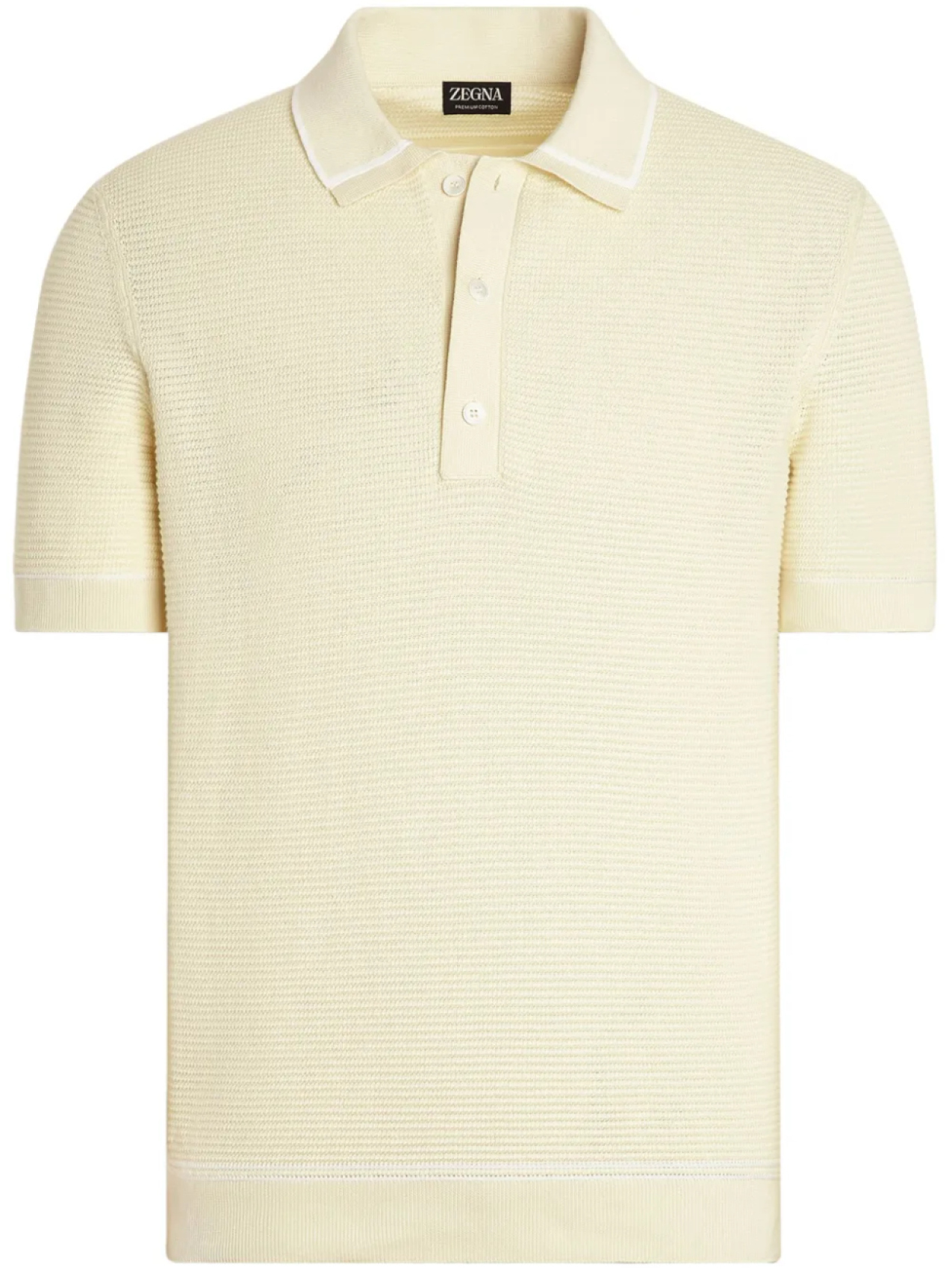 

Zegna рубашка поло, желтый