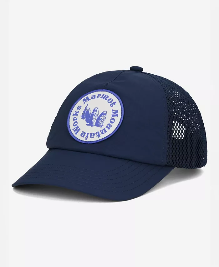 

Мужская мягкая сетчатая кепка Alpine 6-панельная Trucker Hat Marmot, синий