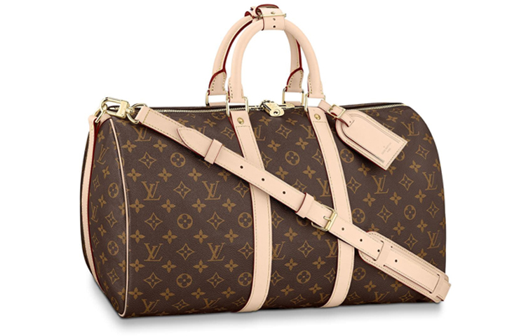 

LOUIS VUITTON Сумка Keepall Bandouliere Monogram 45 коричневая