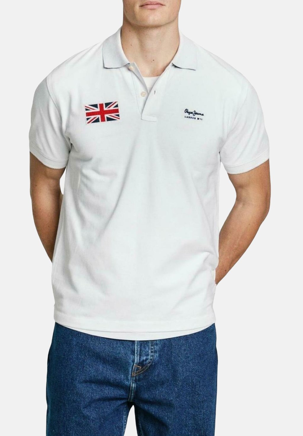 

Поло Pepe Jeans, белый