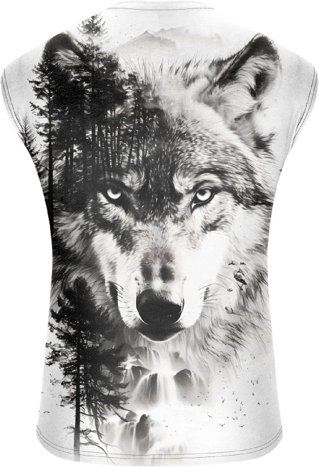 Майка с принтом Wolfface — фото 4