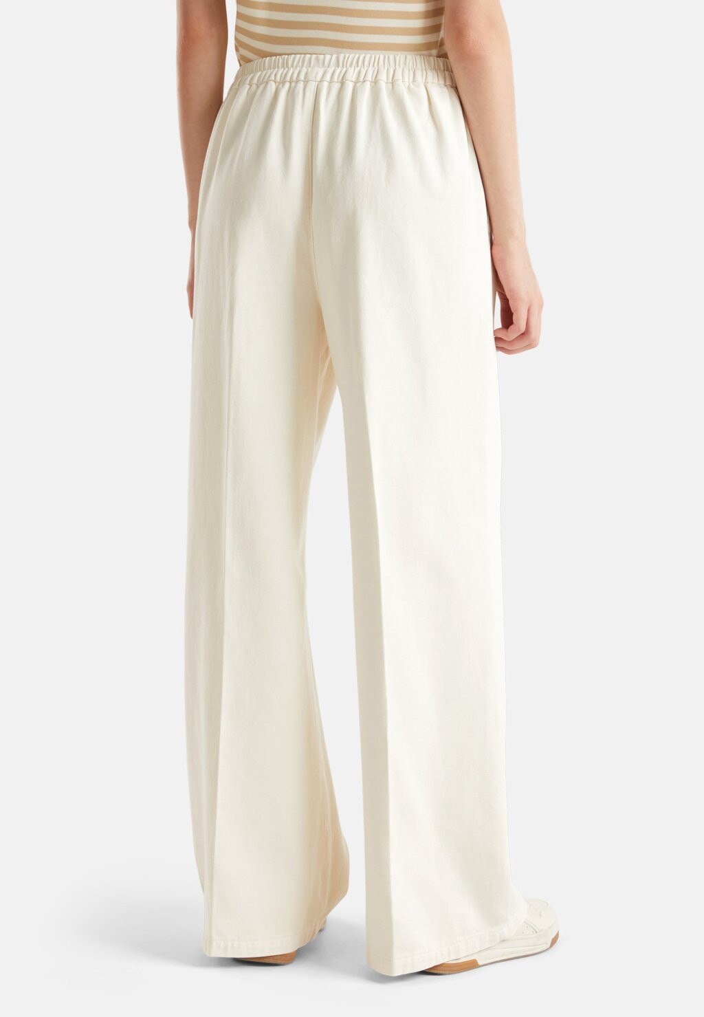 

Тканевые брюки HIGH-WAISTED PALAZZO United Colors of Benetton, кремовый
