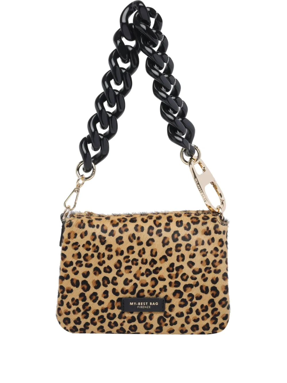 

Сумка-тоут с леопардовым принтом My Best Bag, нейтральный