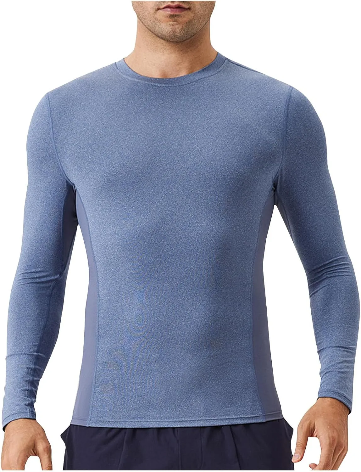 

Мужская футболка для тренировок с длинным рукавом Slim Fit, легкая, быстросохнущая