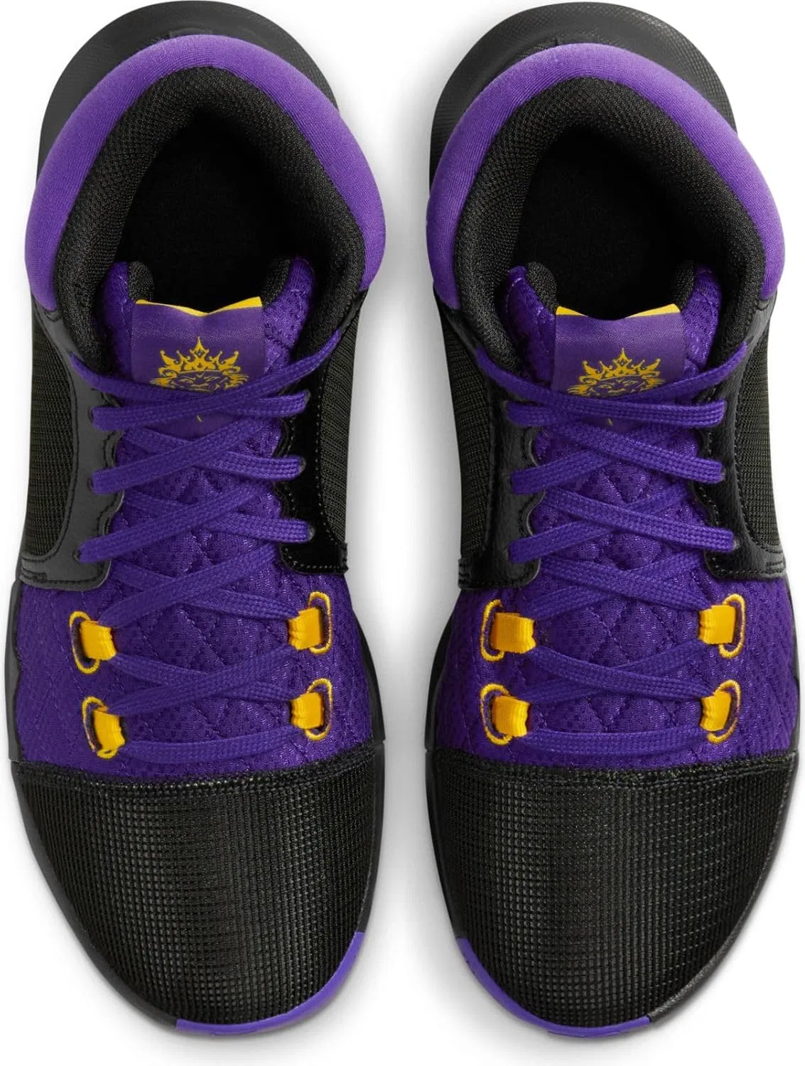 Мужские баскетбольные кроссовки Nike Lebron Witness VIII, Multicoloured Black University Gold Field Purple — фото 3