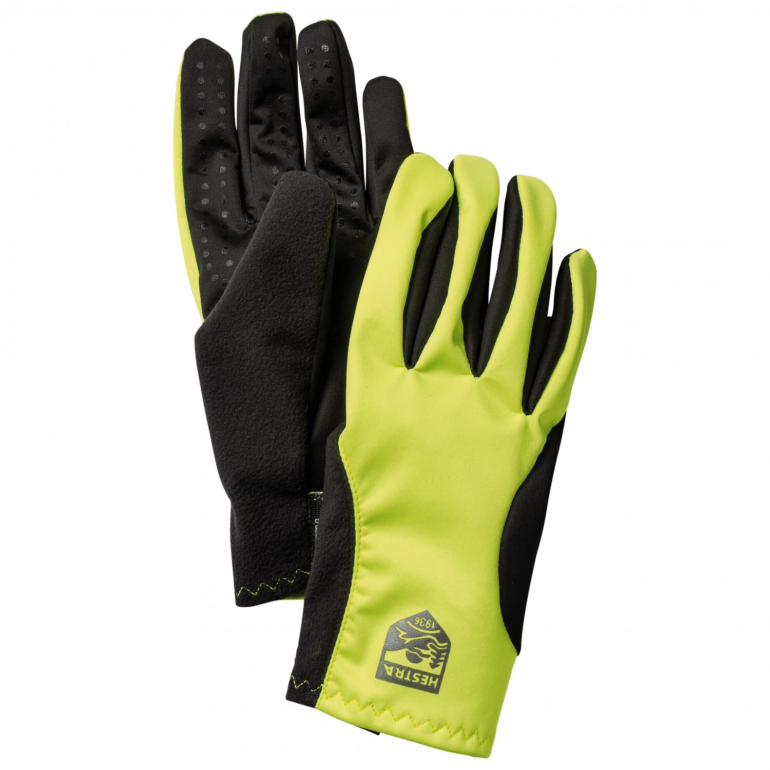 

Перчатки Hestra Runners All Weather 5 Finger, цвет Yellow Hi Viz