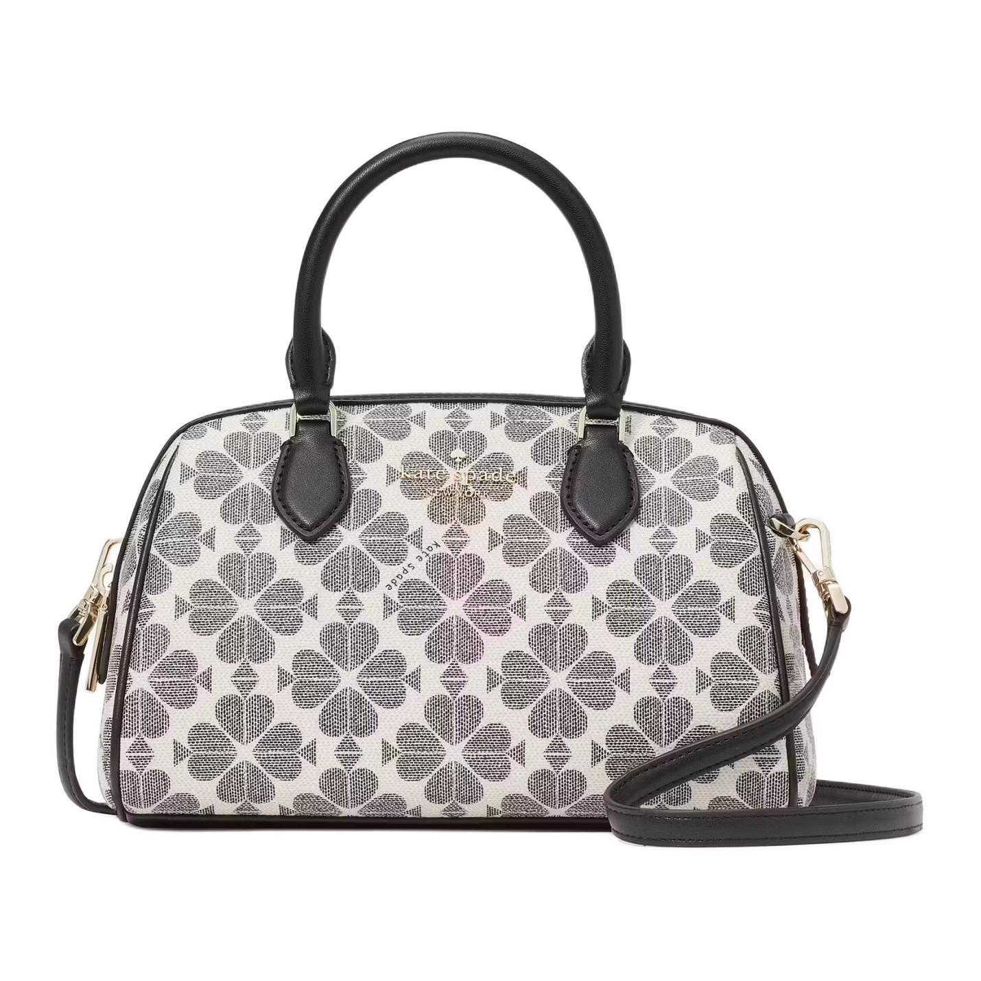 

Kate Spade Женская кожаная сумка через плечо с одним плечевым ремнем черная и разноцветная