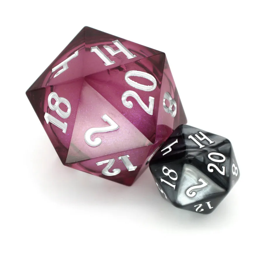 

d20 Наслаждение Диониса - Чонки, Sharp Edge & Liquid Core Dice (Dice Envy)
