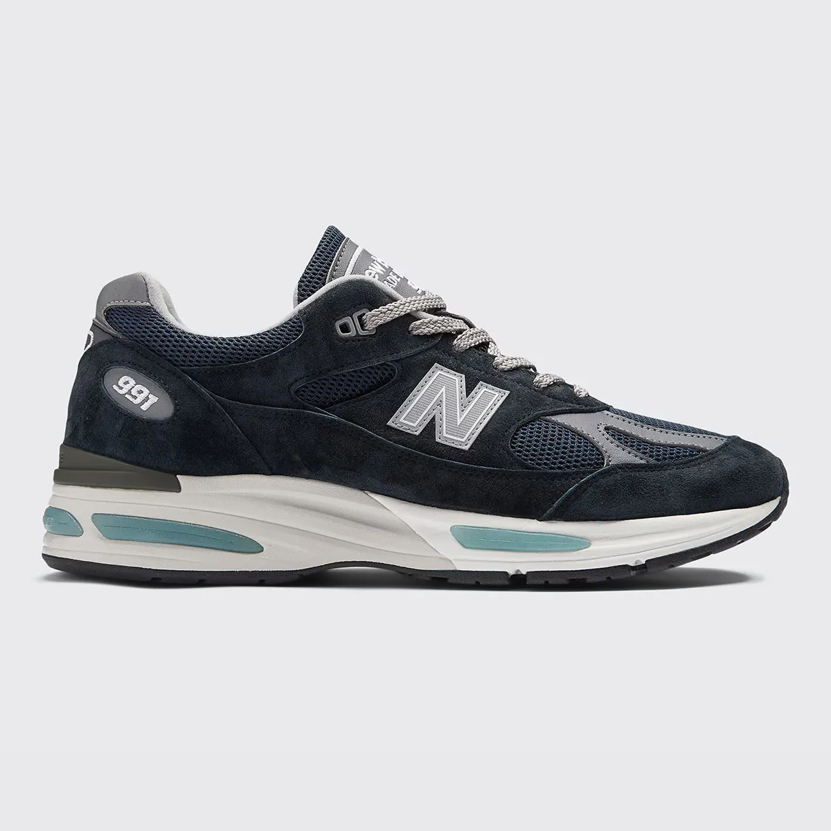 Повседневные кроссовки унисекс 991 New Balance, тёмно-синий