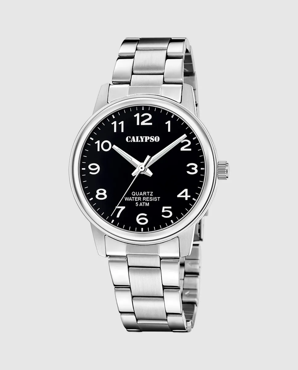 

K5864/4 Базовые мужские часы из серебристой стали Calypso, серебряный