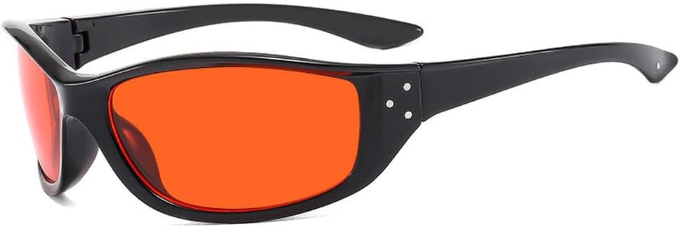 

Ретро-солнцезащитные очки «кошачий глаз» конфетных цветов для женщин, модные заклепки, для активного отдыха, панк-стиль, модные солнцезащитные очки для мужчин WNCKSQ, Black Red