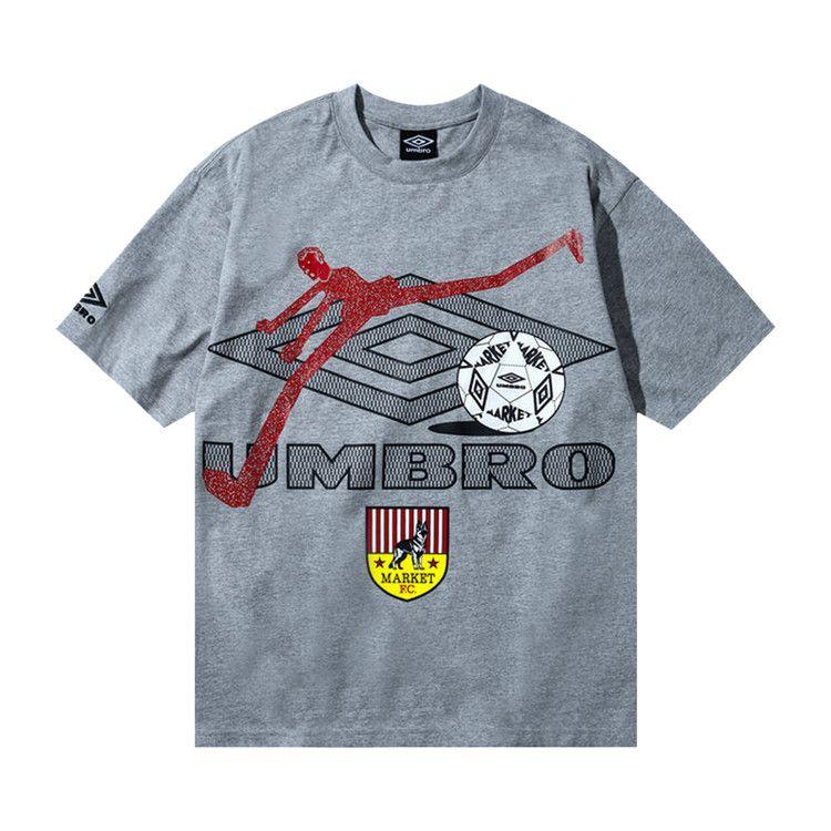 

Футболка Market x Umbro Running Man T-Shirt 'Heather Grey'