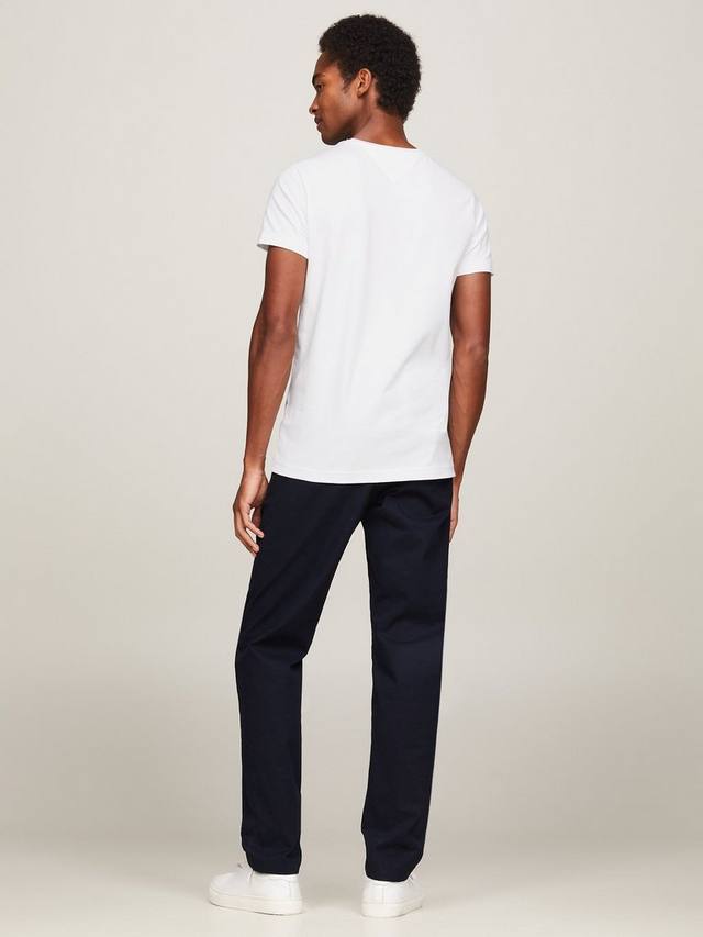 Футболка с круглым вырезом core stretch extra slim fit Tommy Hilfiger, белый — фото 2
