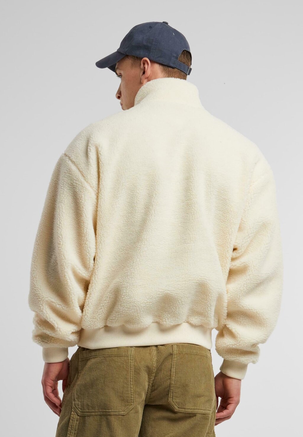 

Флисовый джемпер TROYER Urban Classics, белый