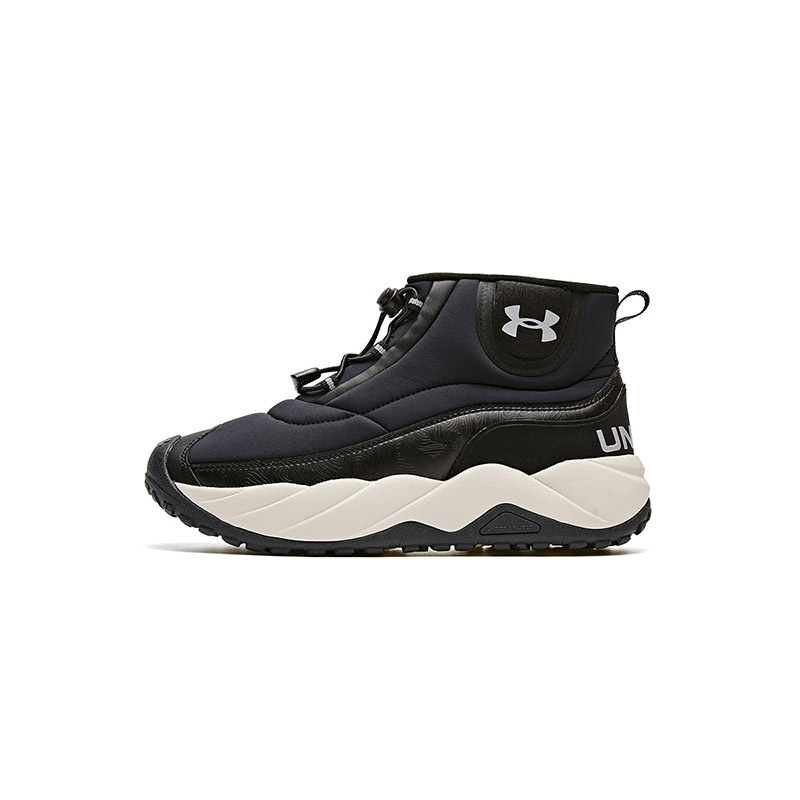Высокие детские уличные кроссовки kids' outdoor Under Armour, серый/белый — фото 3