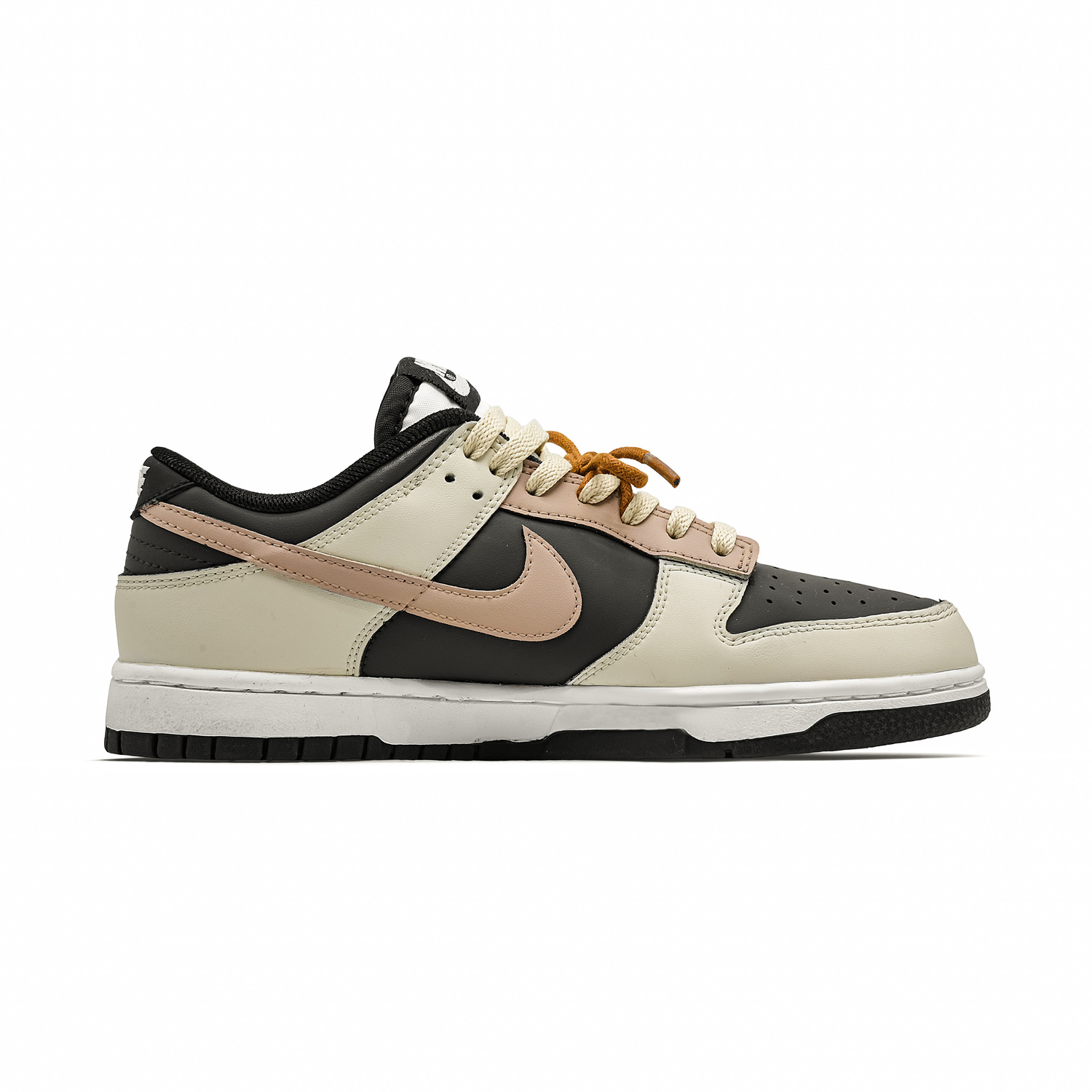 Nike Dunk FUMA и SHENGXIANG Shopping Bag Кроссовки для скейтбординга мужские низкие, кожаная подкладка, амортизация, износостойкие, цвет ecru — фото 4