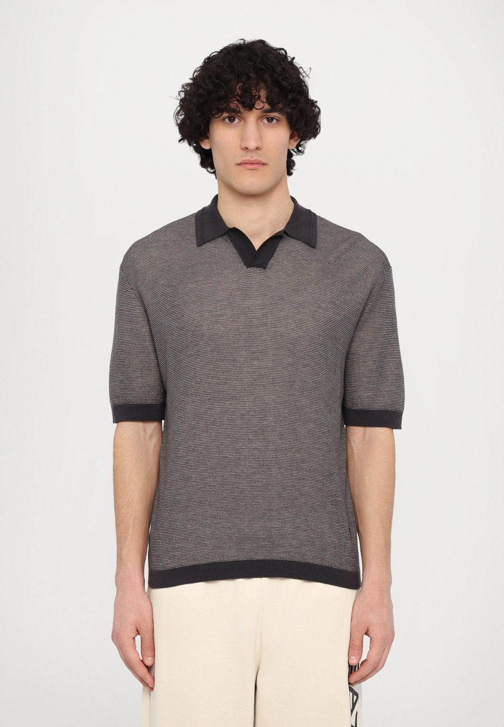 

Рубашка поло Emporio Armani, черный