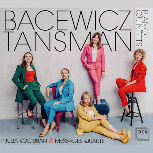 

CD диск Bacewicz / Messages Quartet / Kociuban: Piano Quintets