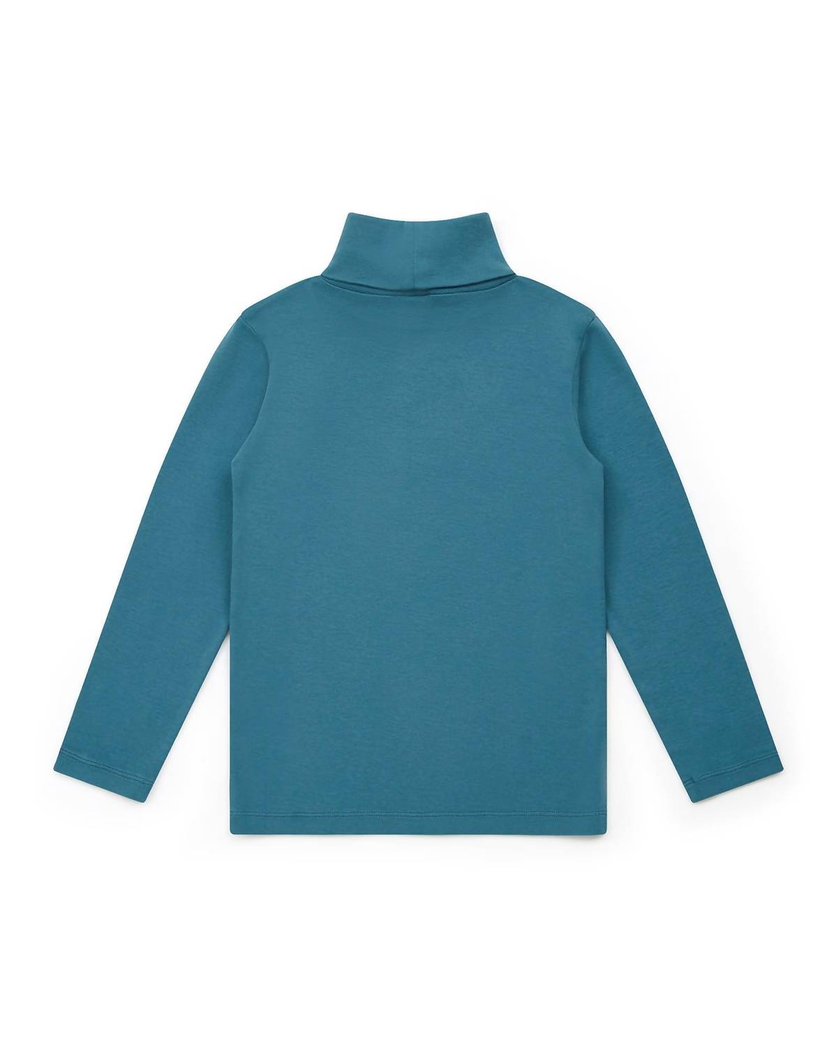 

Детский свитер с воротником-стойкой из органического хлопка, цвет Bleu Curieux Bonton, Bleu Curieux