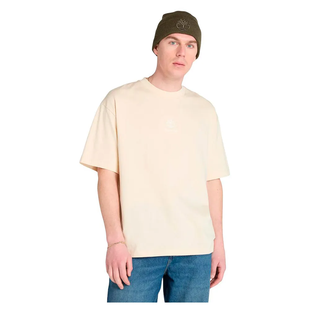 

Футболка с коротким рукавом Timberland Hampthon Tonal Stack Logo, бежевый