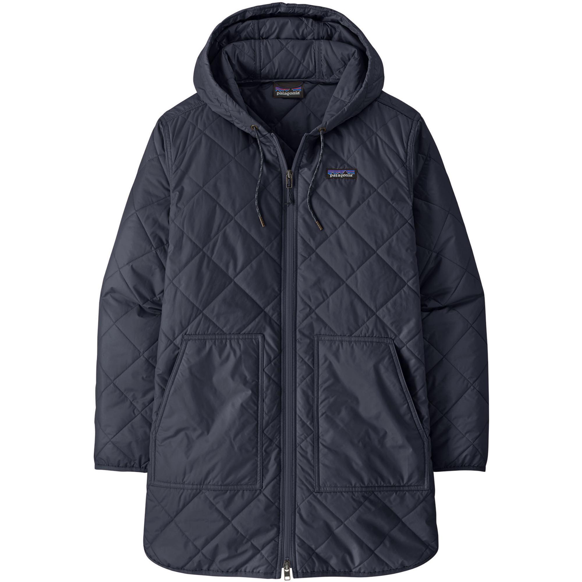 

Женская стеганая парка Алмазный узор Patagonia, Sunken Blue