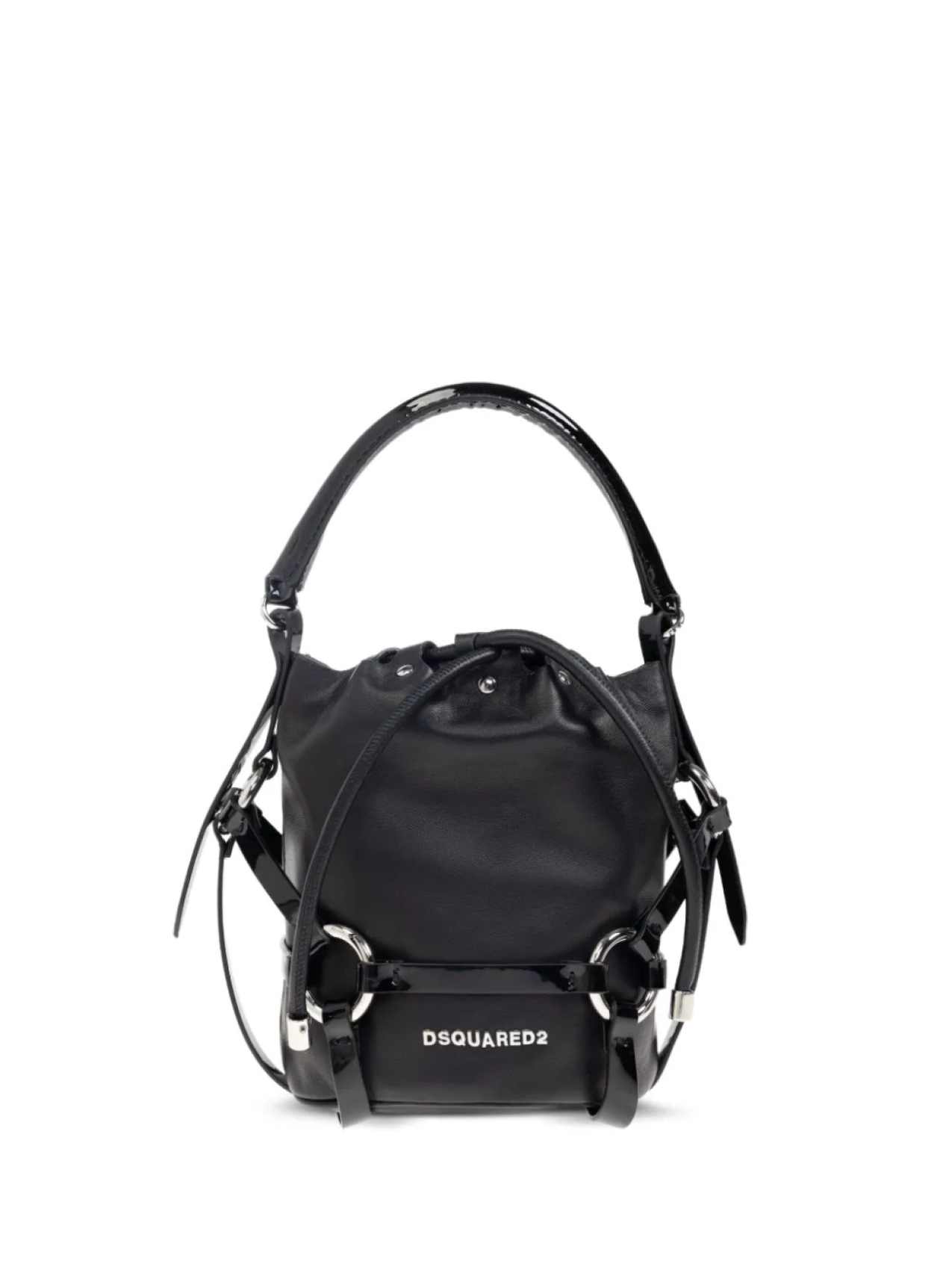 

DSQUARED2 кожаная сумка-ведро, черный