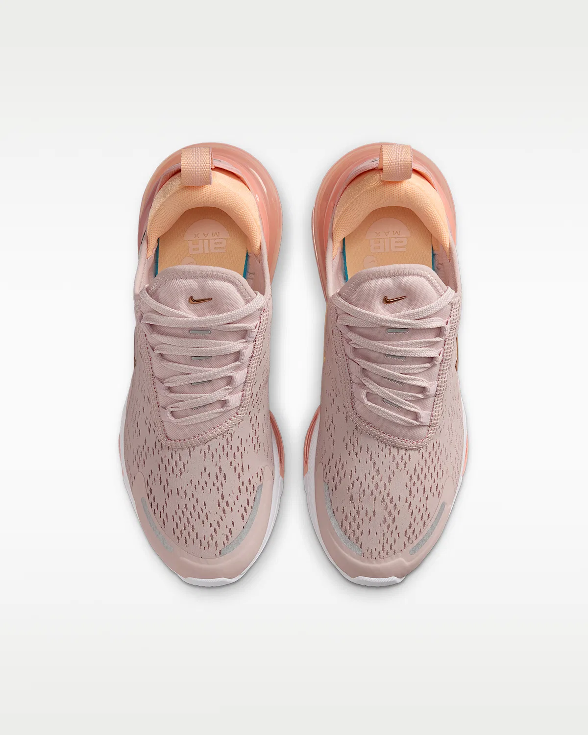 Кроссовки Nike Air Max 270 Premium для детей, Silt Red/White/Washed Coral/Tangerine Tint — фото 4