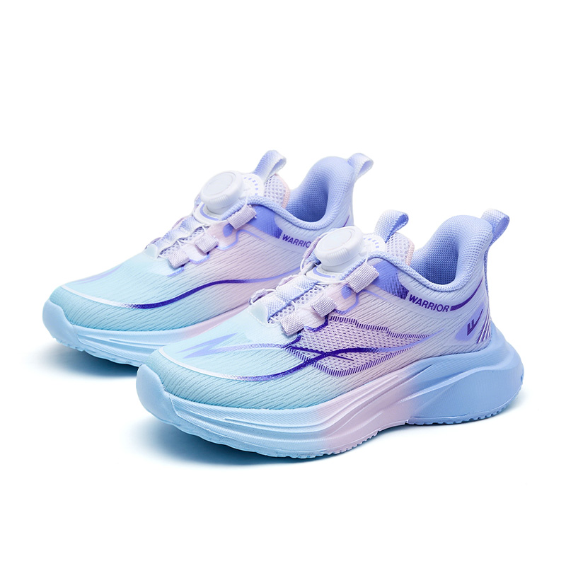 WARRIOR Низкие детские беговые кроссовки Indigo Pink Unisex — фото 4