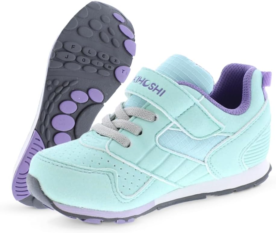 

Кроссовки TSUKIHOSHI Boys Racer (Toddler/Little Kid), Mint/Lavender