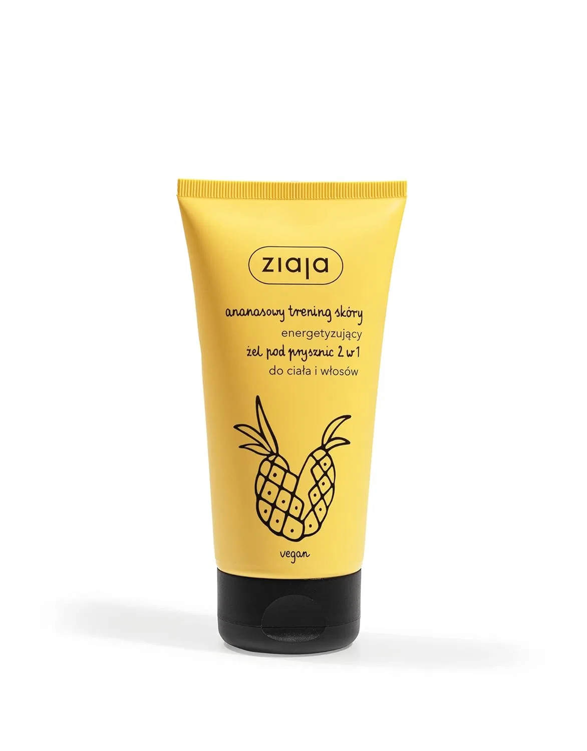 Гель для душа и шампунь 2 в 1 «Pineapple» от ZIAJA Ziaja, Energising Gel