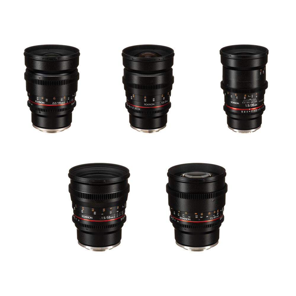 

Комплект объективов Rokinon Cine DS 5 с креплением Sony E-Mount
