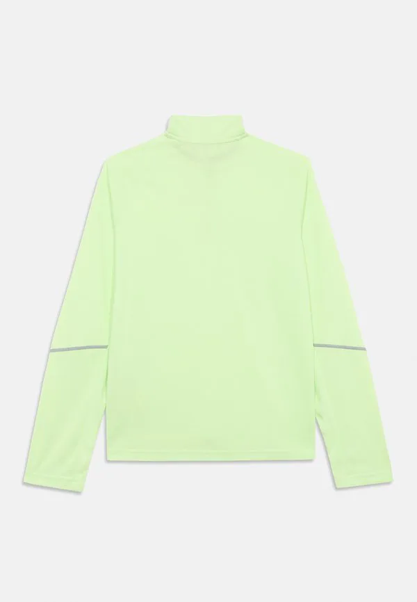 Унисекс футболка с длинными рукавами и молнией до середины груди miler Nike Performance, Liquid Lime — фото 2