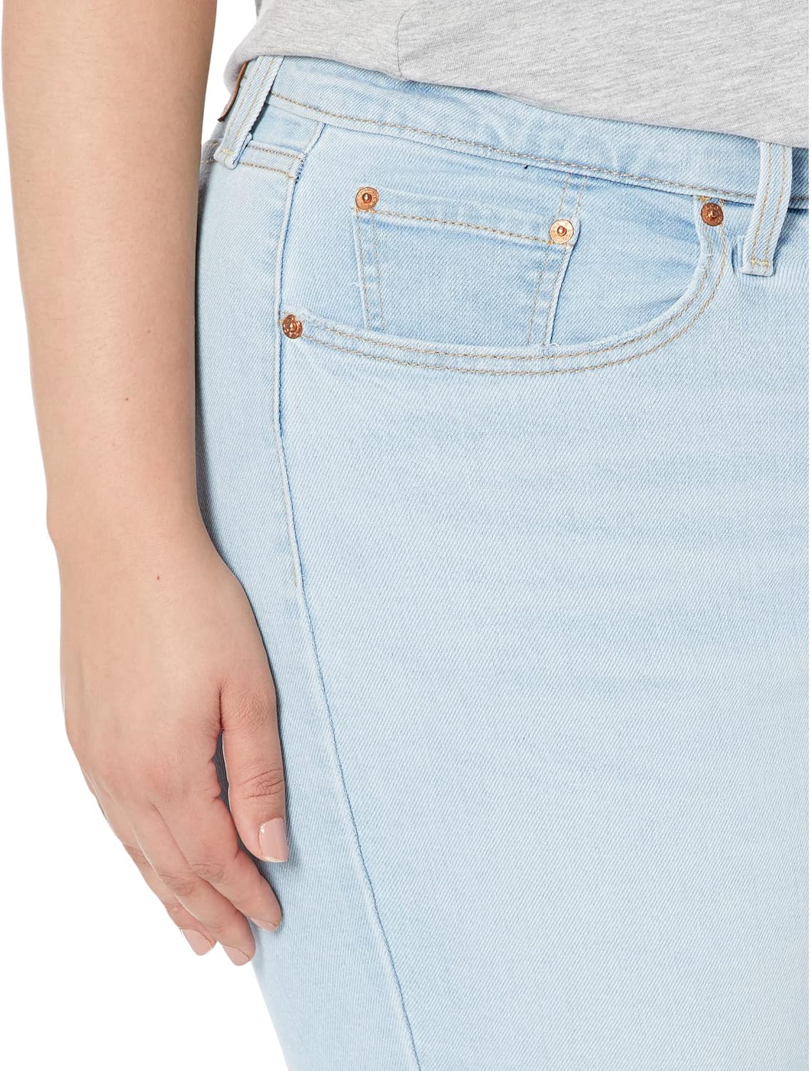Женские джинсы Levi's Ribcage Bootcut (также доступны в размере Plus), Summer Beam - Light Indigo — фото 3