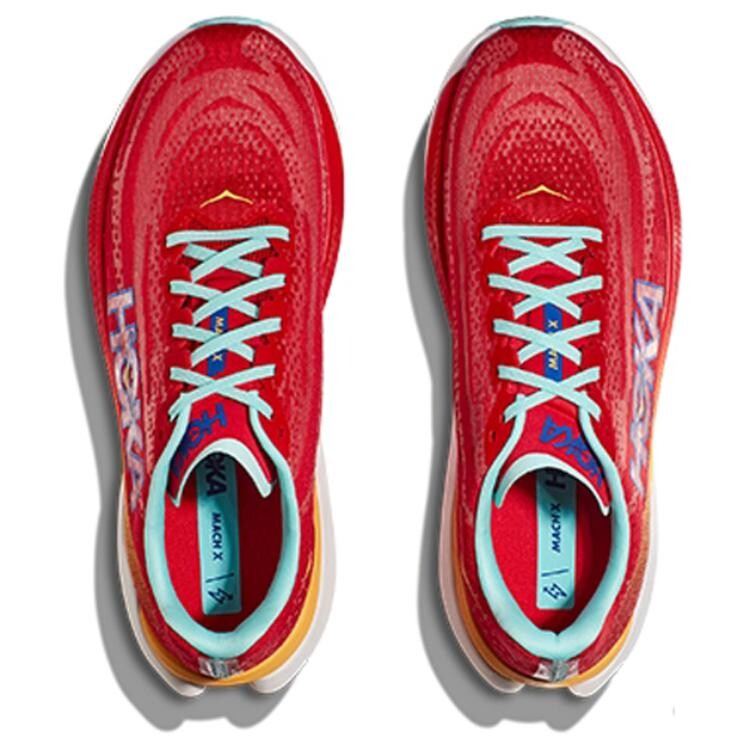 Кроссовки мужские Mach X с низким верхом, ярко-красные Hoka One One — фото 3